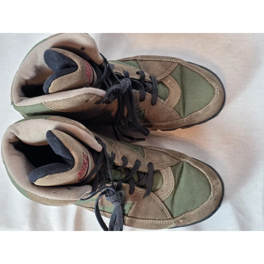 90s Nike ACG Caldera Boots Brown Suede Trail Shoes Size 11